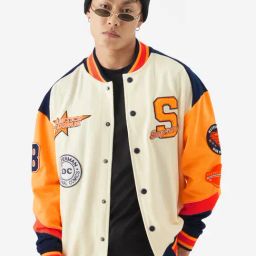 The Souled Store Superman: Multicolor Loose Fit Varsity Jacket-picture-45