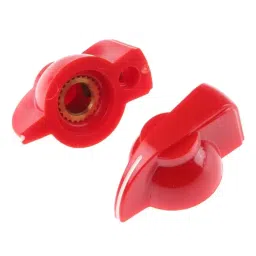 RS PRO 32 mm Red Potentiometer Knob for 6.35 mm Shaft, 4672378-image-64