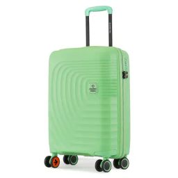 Nasher Miles Boston Summer Green 8 Wheels Small Hard Cabin Trolley Bag-26