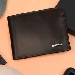 Red Tape Brown Leather Bi-Fold Wallet-45