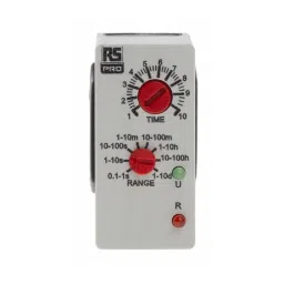 RS PRO Single Function Timer Relay Plug In Mount 12 - 240 V AC/DC DPDT Model No. 1785026-28