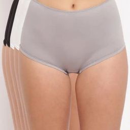 La Intimo Multicolored Comfort Fit Briefs - Pack Of 5-image-24