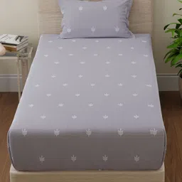 Huesland Cotton Single Bed Size Bedsheet With 1 Pillow Covers 1.73m X 2.36m-picture-17