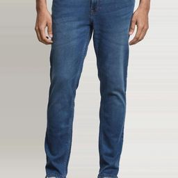 Mufti Men Skinny Fit Mid-Rise Light Fade Stretchable Cotton Jeans-picture-30
