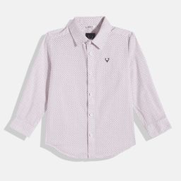 Allen Solly Junior Boys Standard Micro Ditsy Printed Pure Cotton Casual Shirt-picture-46