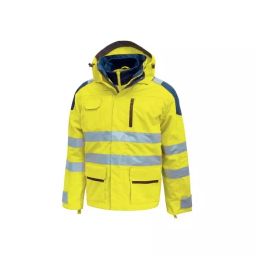 UPower Hi - Light Yellow Breathable Waterproof Parka Jacket 3XL, WHL162YF-3XL-image-5