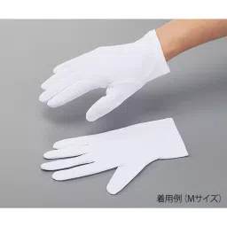 AS ONE Quality Control Gloves Nylon Double L Size 100% Nylon 235 mm Length (Pack of 10 Pair)-image-47
