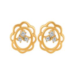 P.C. Chandra Jewellers 18 kt Gold & Diamond Earrings-picture-35