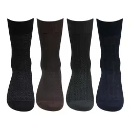 Bonjour Assorted Printed Socks - Pack of 4-15