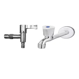 Fastgear Triangle Long Body Tap Stainless Steel Chrome Finish Silver, FG2390 ( Pack of 2)-image-85