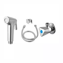 GENERIC Health Faucet Set PVC & Stainless Steel Chrome Finish Silver, FG1092-image-85