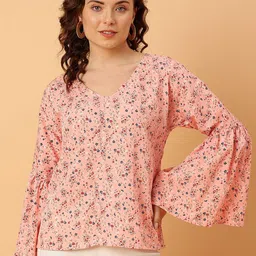 NEESH Women Floral Printed V-Neck Top-picture-15