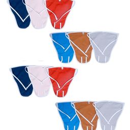 AHC Babys Washable Cotton Nappies Pack of 12 - Multicolor-15