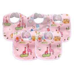 Fantasy India Baby Soft Feeding Bibs Apron Cute Multi Prints with Tich Button Waterproof Newborn Baby Bib Set(Assorted)-6