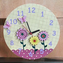 KIDOZ My Blooming Garden Clock Yellow-6