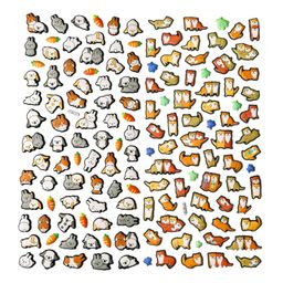 Bunie 3D Animal Theme Puffy Stickers Set  Pack of 2 Sheets Multicolor-image-43