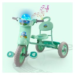 Dash Vega Tricycle With Light, Music & Storage Basket - Green-27