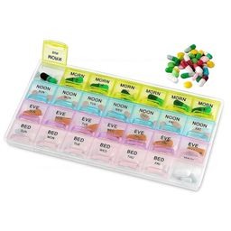 FunBlast 7 Days Medicine Case with Separate Compartments Pack of 1 Multicolor-13