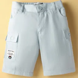Noddy Typography Printed Shorts - Light Blue-picture-38