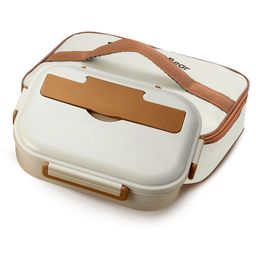 little surprise box Little Surprise Dual Colour Big Size Stainless Steel Lunch Box with Lunch Bag & free Dip Box - Cream-picture-37