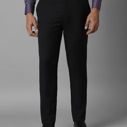 Louis Philippe Men Mid-Rise Slim Fit Trousers-picture-9