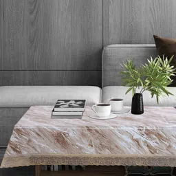 Stylista Copper-Toned Abstract 2-Seater Rectangle Table Cover-picture-28