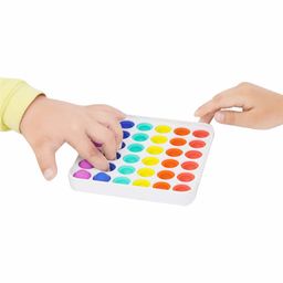 FunBlast Square Shape Pop Bubble Stress Relieving Silicone Pop It Fidget Toy (Colour May Vary) image 2