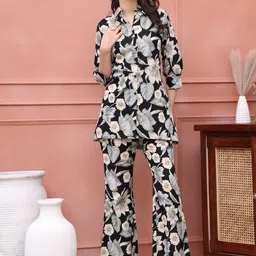 Claura Printed Pure Cotton Tunic & Trouser Co-Ords-picture-40