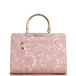 Exotic Self Design PU Structured Handheld Bag image 4
