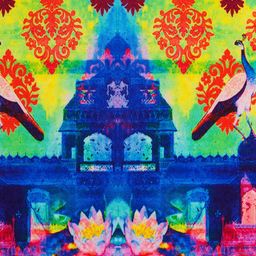 SEJ by Nisha Gupta Multicoloured Set of 8 Printed Table Placemats image 3