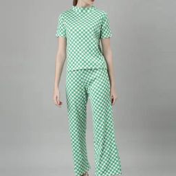 SHOWOFF Green Checks Co-Ord Set-image-80