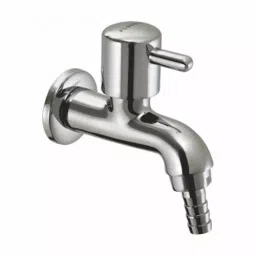 PLUMBER Wall Mounted Chrome Finish Nozzle Cock with Wall Flange, ATM-0216-image-90