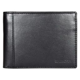 SASSORA JADE Black Leather RFID Bi-Fold Wallet-picture-5