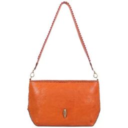 Hidesign Maasai Orange Solid Medium Sling Handbag-image-22