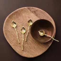 Home4U Slok Gold Stainless Steel Spoons - Set of 4-32