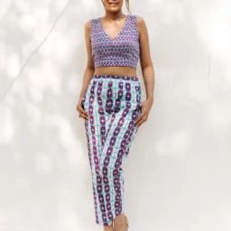 Moontara Blue & Purple Marina Pants-image-13