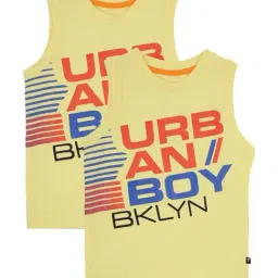 Proteens Boys Yellow Cotton Printed T-Shirts - Pack of 2-picture-2