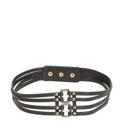 Label Ritu Kumar Black Embellished Belt for Women-image-36