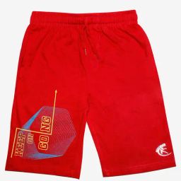 Kiddopanti Kids Red Printed Shorts-image-50