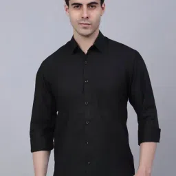 Jainish Black Regular Fit Shirt-image-55