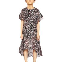 Kiddopanti Kids Grey Printed Dress-image-62