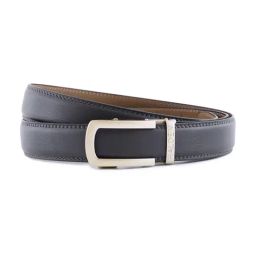 Halden Grey Falcon Formal Belt With Classic Pearl Buckle-image-102