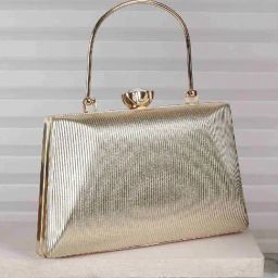 Mochi Gold Textured Small Clutch-27