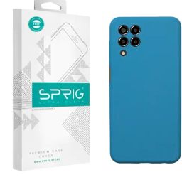 Sprig Liquid Silicone Back Cover for SAMSUNG GALAXY M33 5G (Blue)-image-30