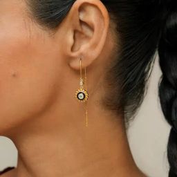 Shaya 92.5 Sterling Silver Urja Sui-Dhaga Earrings for Women-image-64