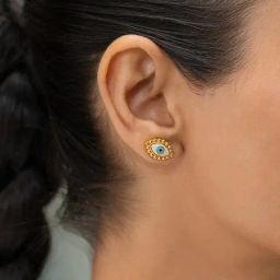 Shaya 92.5 Sterling Silver Kismet Stud Earrings for Women-image-52