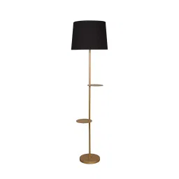 Sanded Edge Metal Floor Lamp with 2 Shelf for Living Room & Home Décor, Gift-picture-29