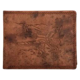 SASSORA ARLO Brown Leather Textured Bi-Fold Wallet-picture-21