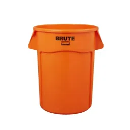 RUBBERMAID Brute Vented 44gal Orange Polypropylene Waste Bin, 2119307-picture-18