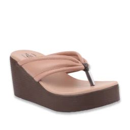 MediFeet Women's Onion Pink Thong Wedges-image-90